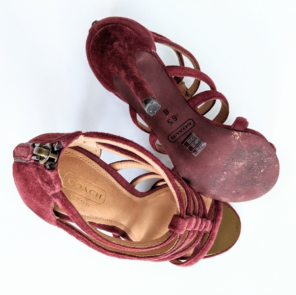 Coach Lavania Strappy Heel Sandals - Picture 4 of 6